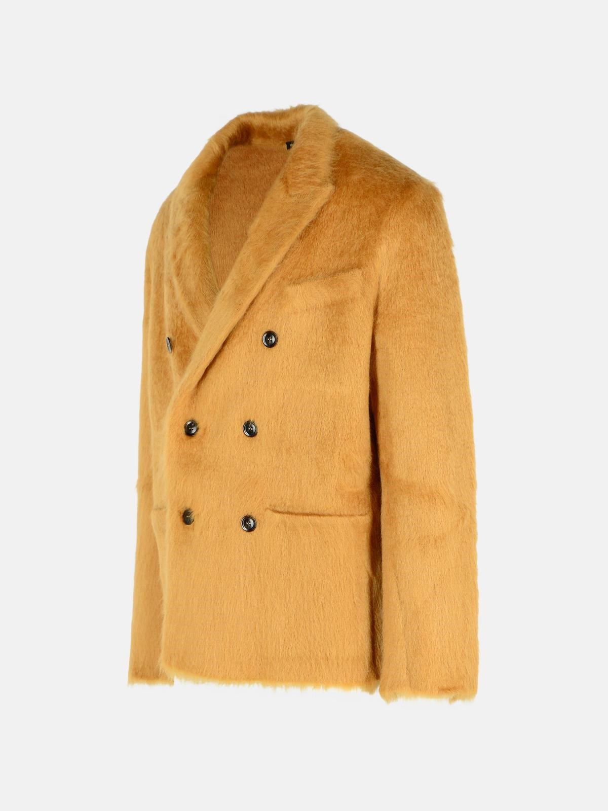 CARAMEL BEIGE CASHMERE BLEND SWEATER - 2