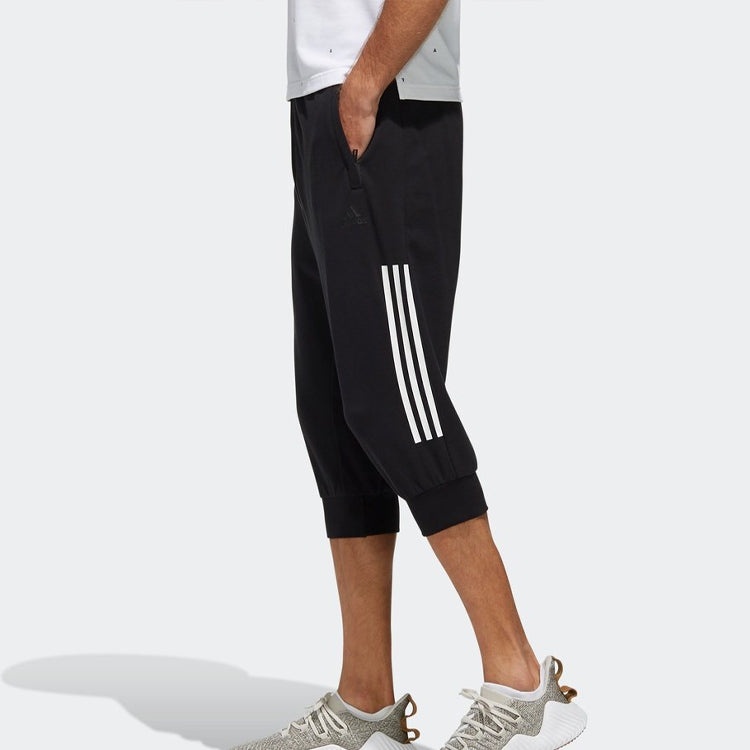 adidas Ai Pnt 34 Lwft Sports Stripe Woven Long Pants Black DY8722 - 4