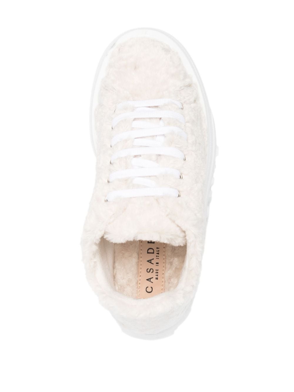 80mm low-top fleece sneakers - 4