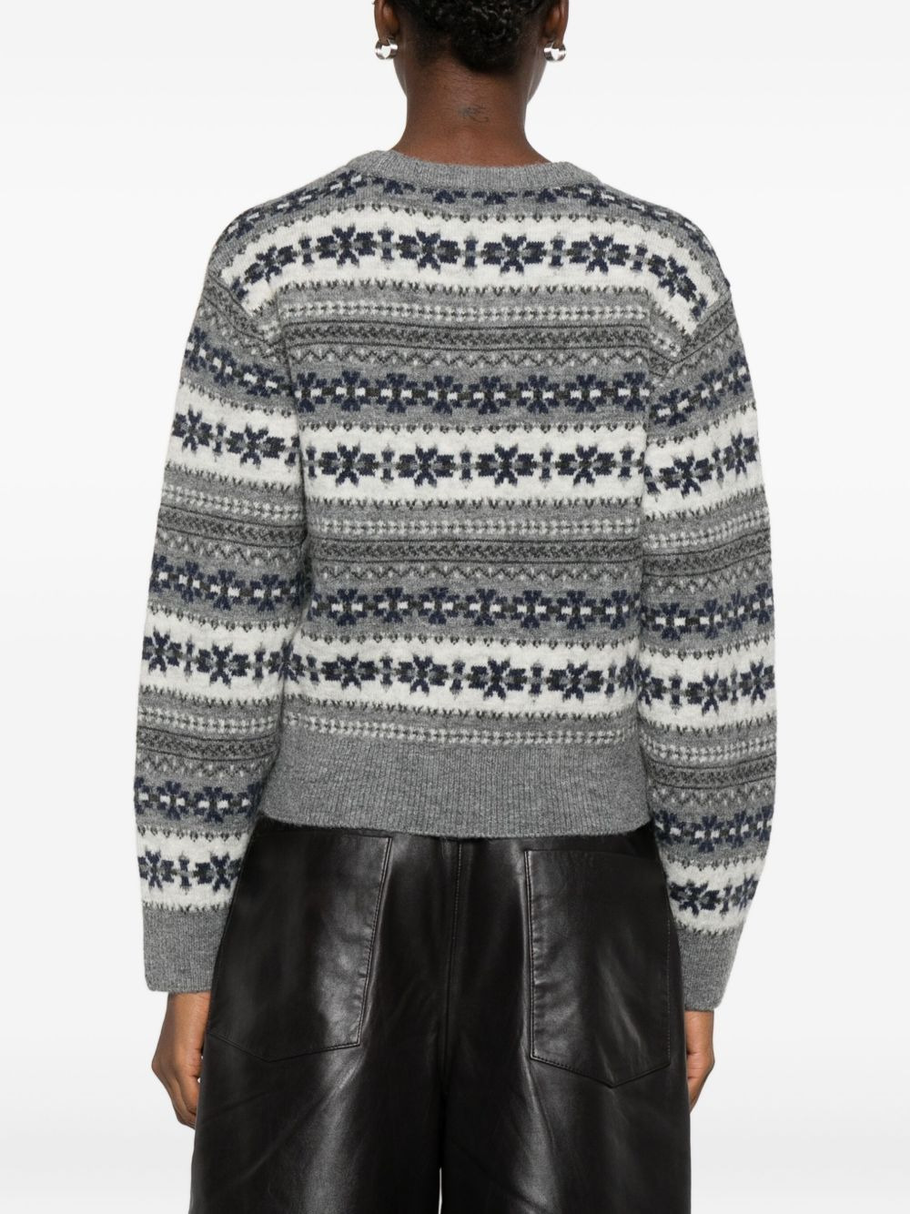 crew-neck wool sweater - 4