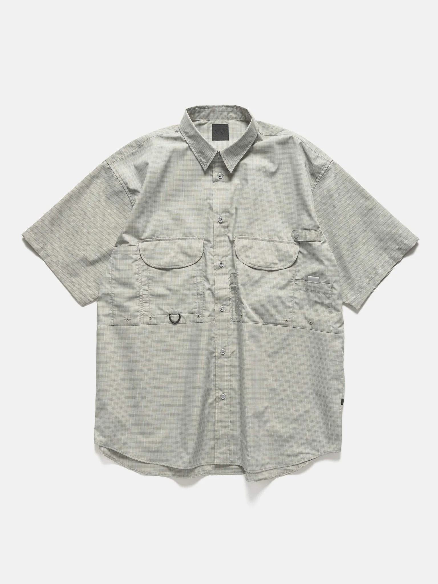 Tech Fishing Shirt S/S Summer Plaid Lt. Gray - 1