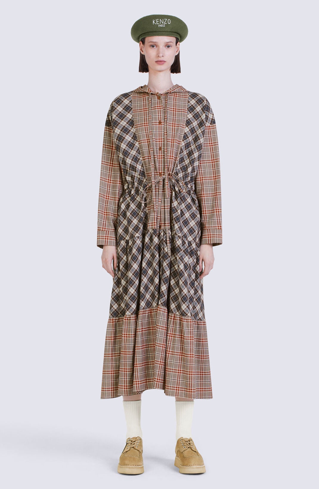 Long checked dress - 2