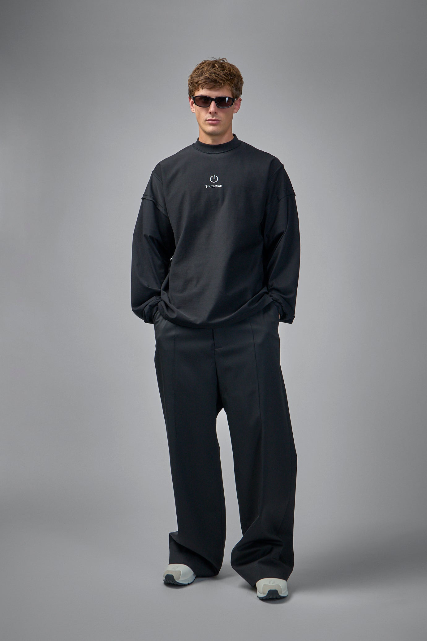 Shut Down Embroidered Reworked Longsleeve - 2