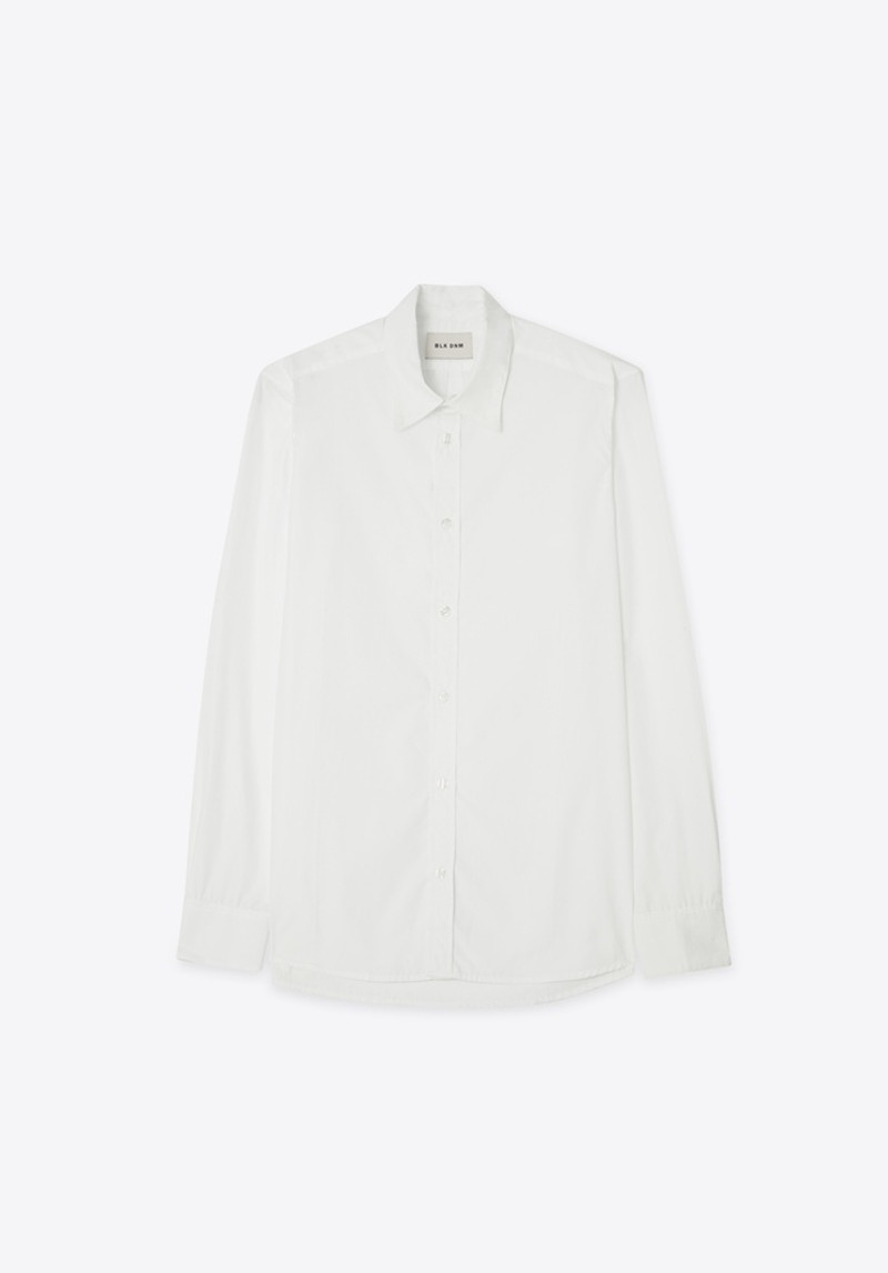 BLK DNM SHIRT 01  WHITE POPLIN outlook