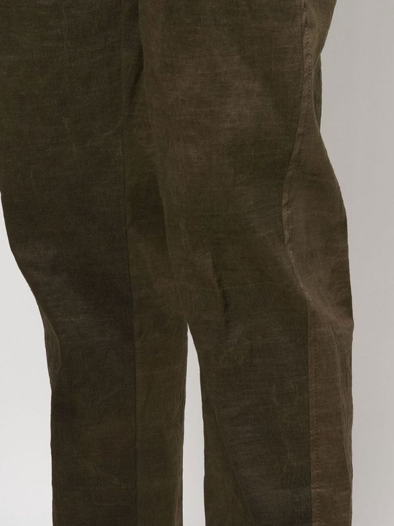 straight-leg chino trousers - 5