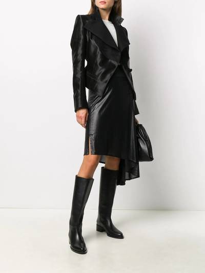 Ann Demeulemeester asymmetric side skirt outlook