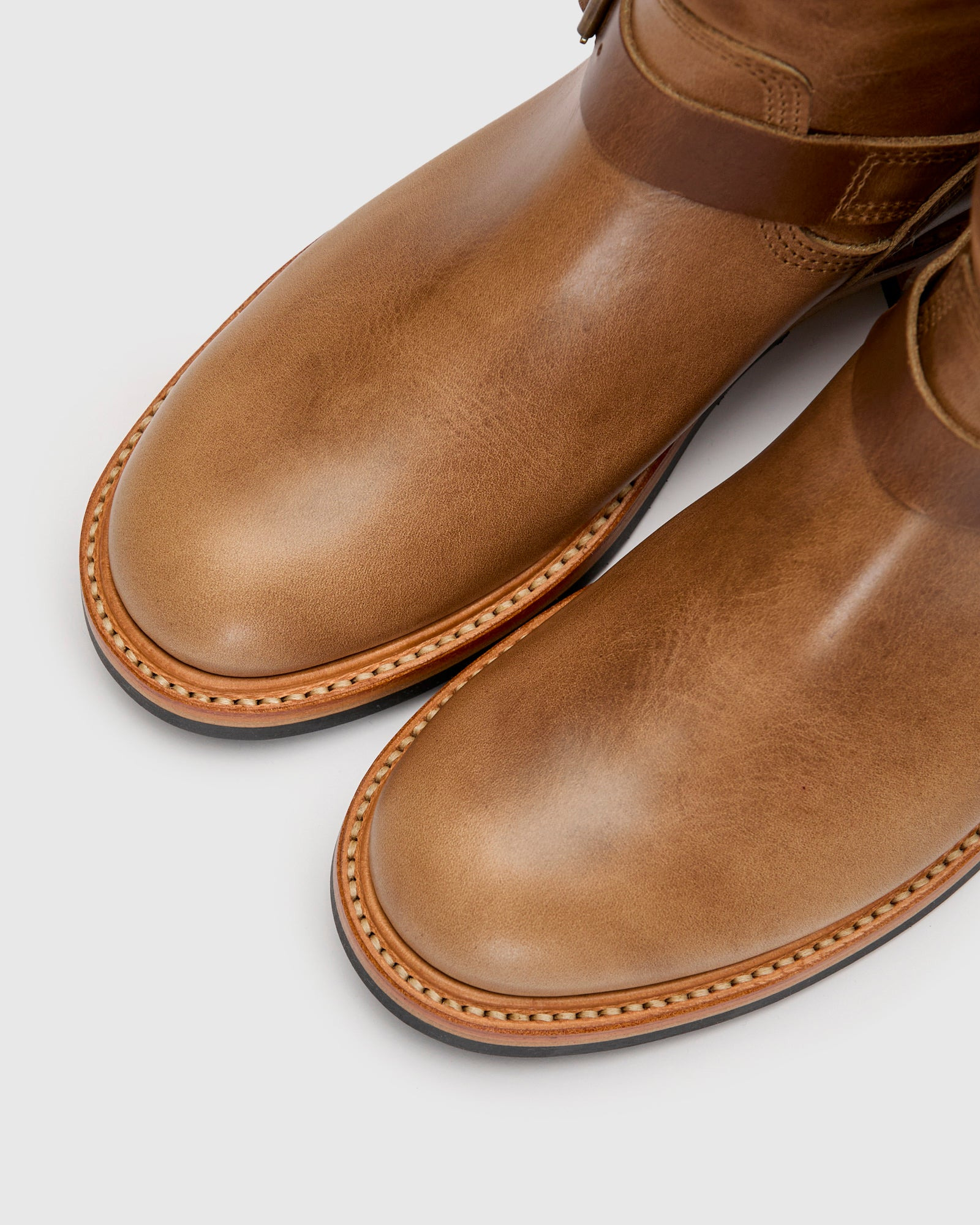 Wabash Engineer Boot in Horween Chromexcel Natural - 7