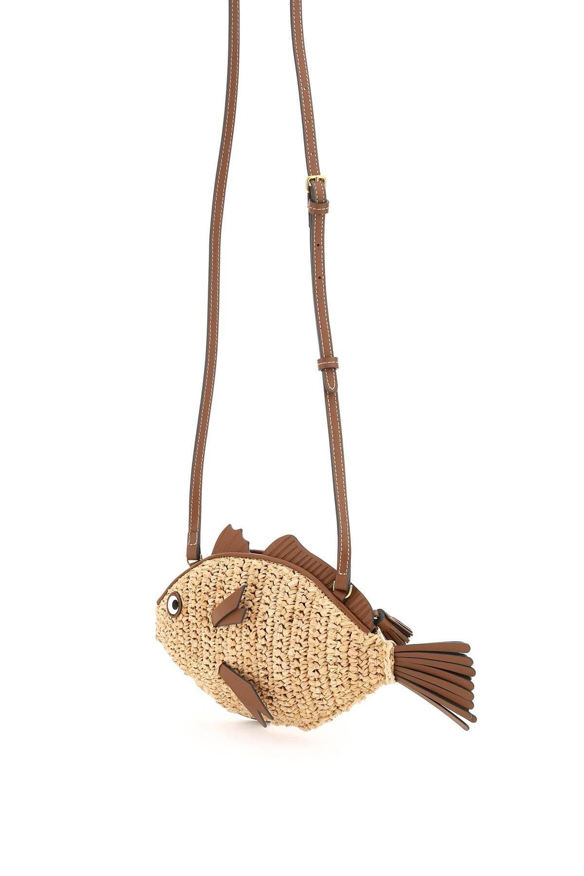 RAFFIA FISH CROSSBODY BAG - 2