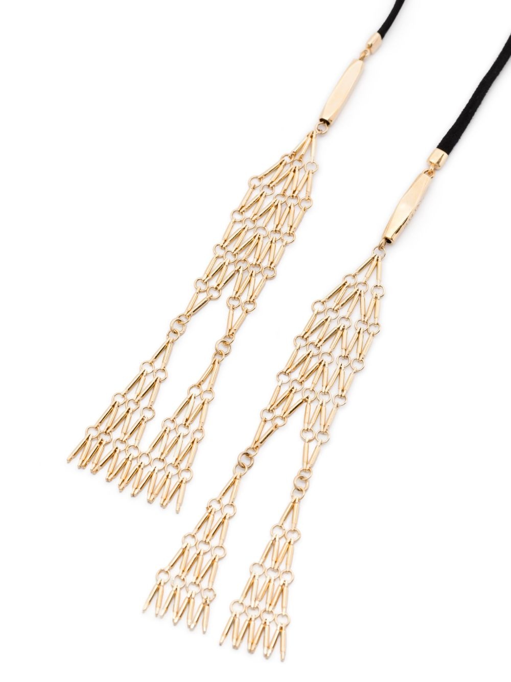 metal-tassel necklace - 3
