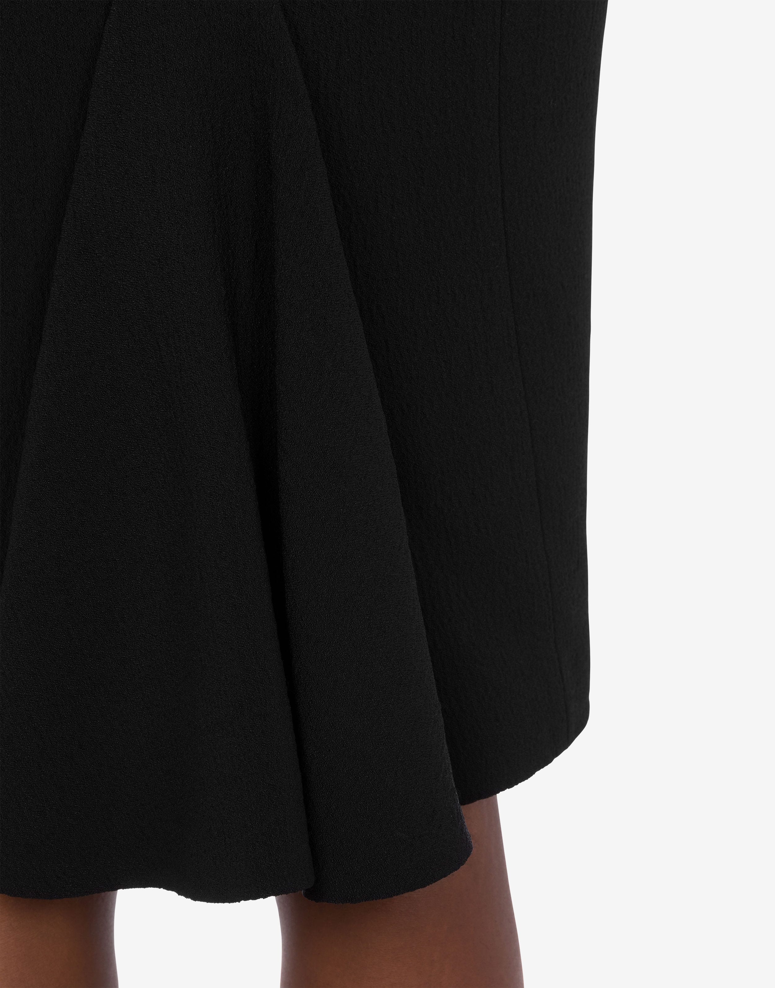 STRETCH VISCOSE CRÊPE SKIRT - 4