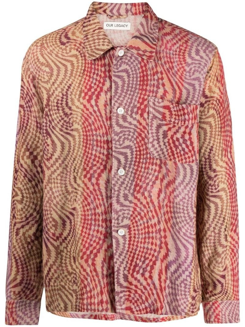 Jazz Hypnosis-print shirt - 1