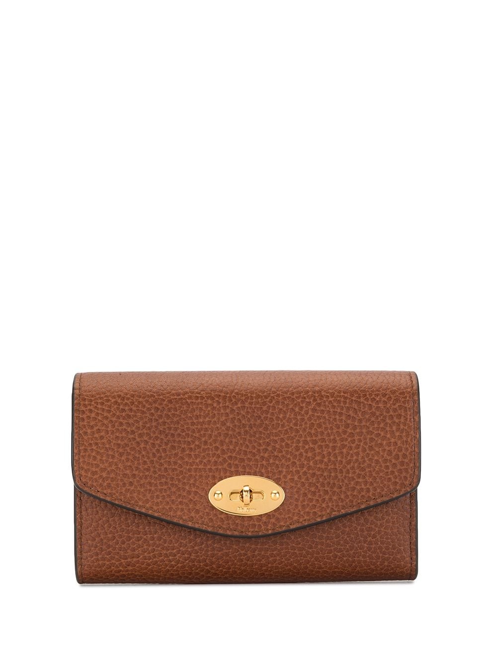 grained texture wallet - 1