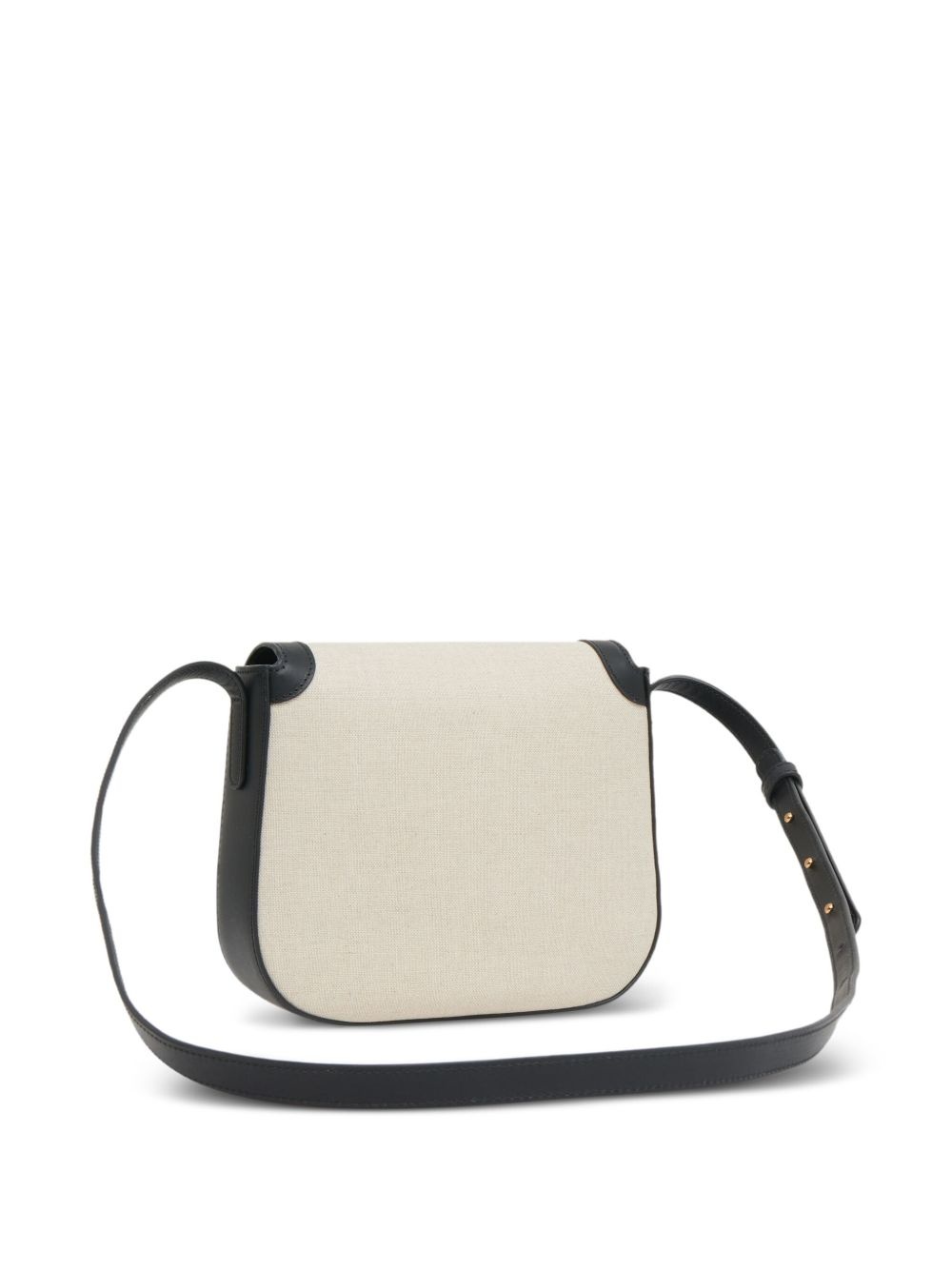 structured-canvas shoulder bag - 2