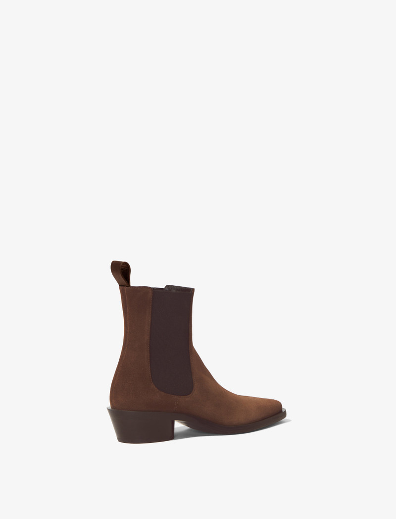 Proenza Schouler Bronco Chelsea Boots in Suede outlook