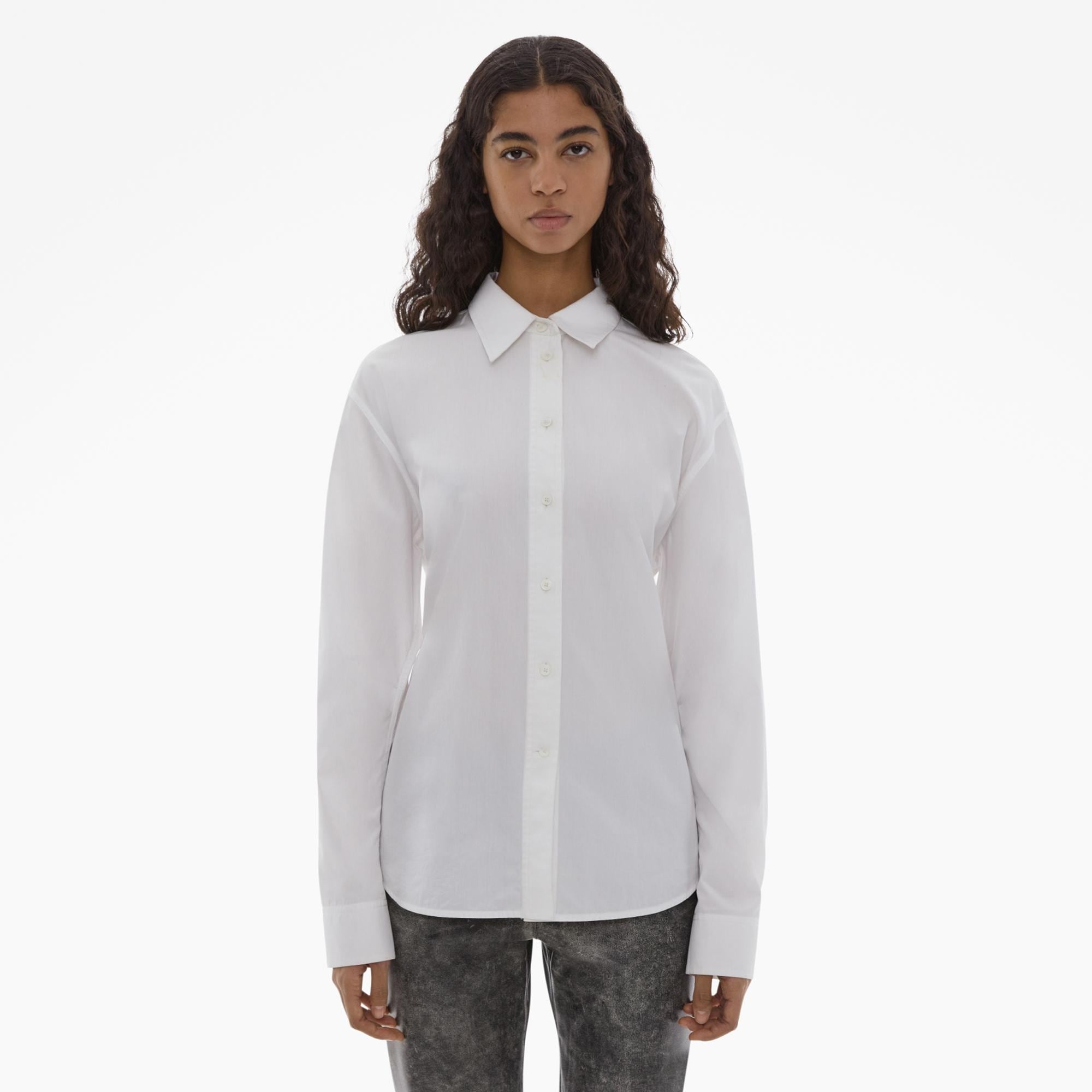 BELTED BACK SHIRT - 3