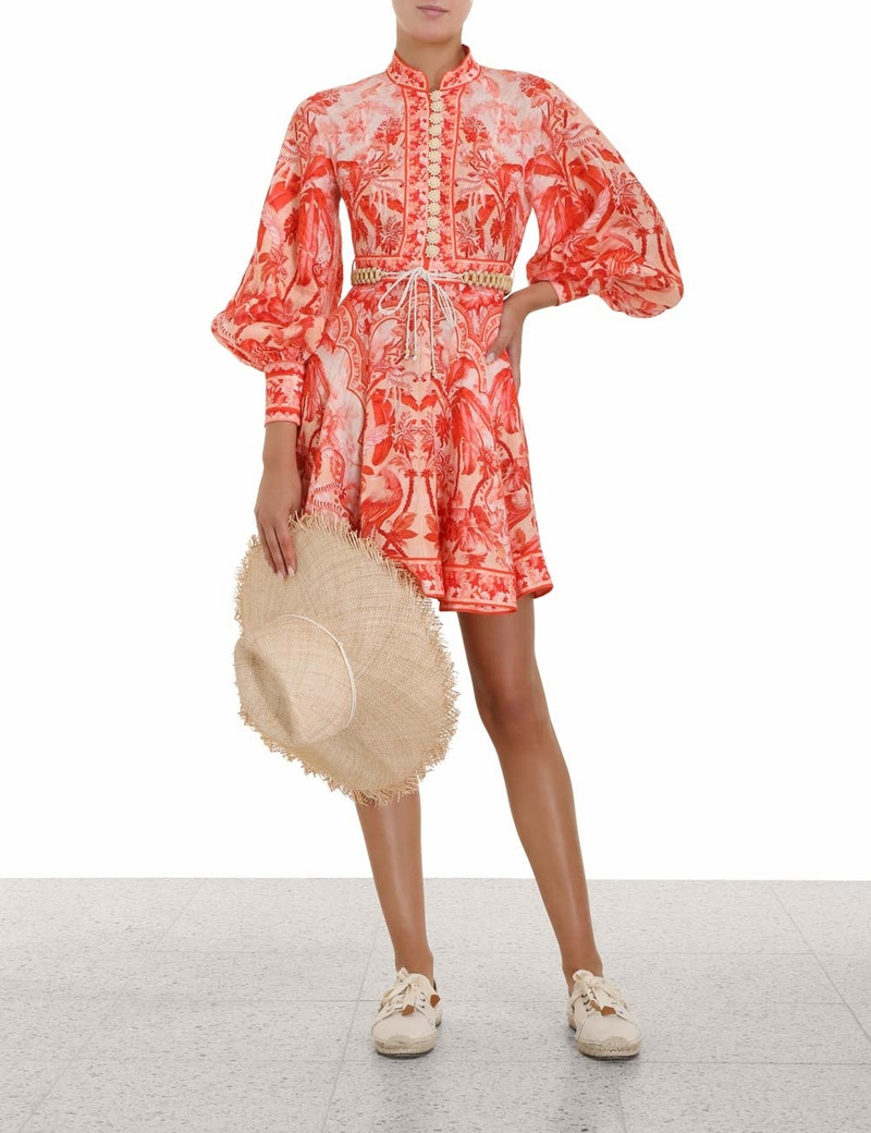 LYRE BILLOW SLEEVE MINI DRESS 6