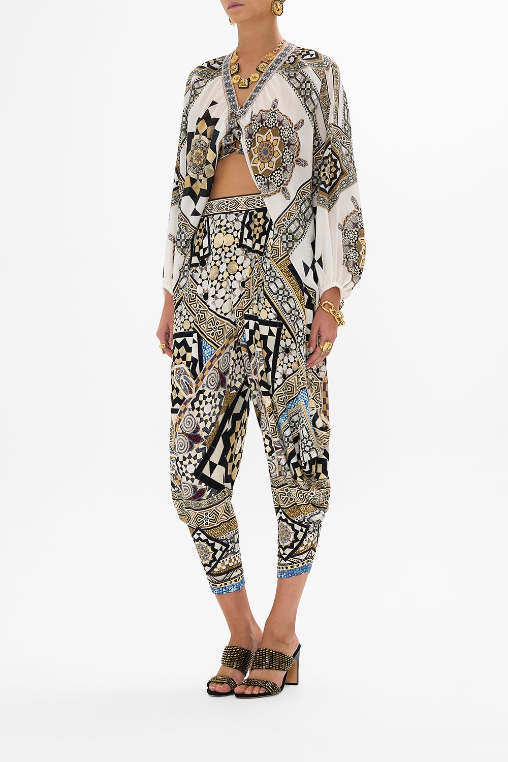 JERSEY DRAPE PANT WITH POCKET - 5