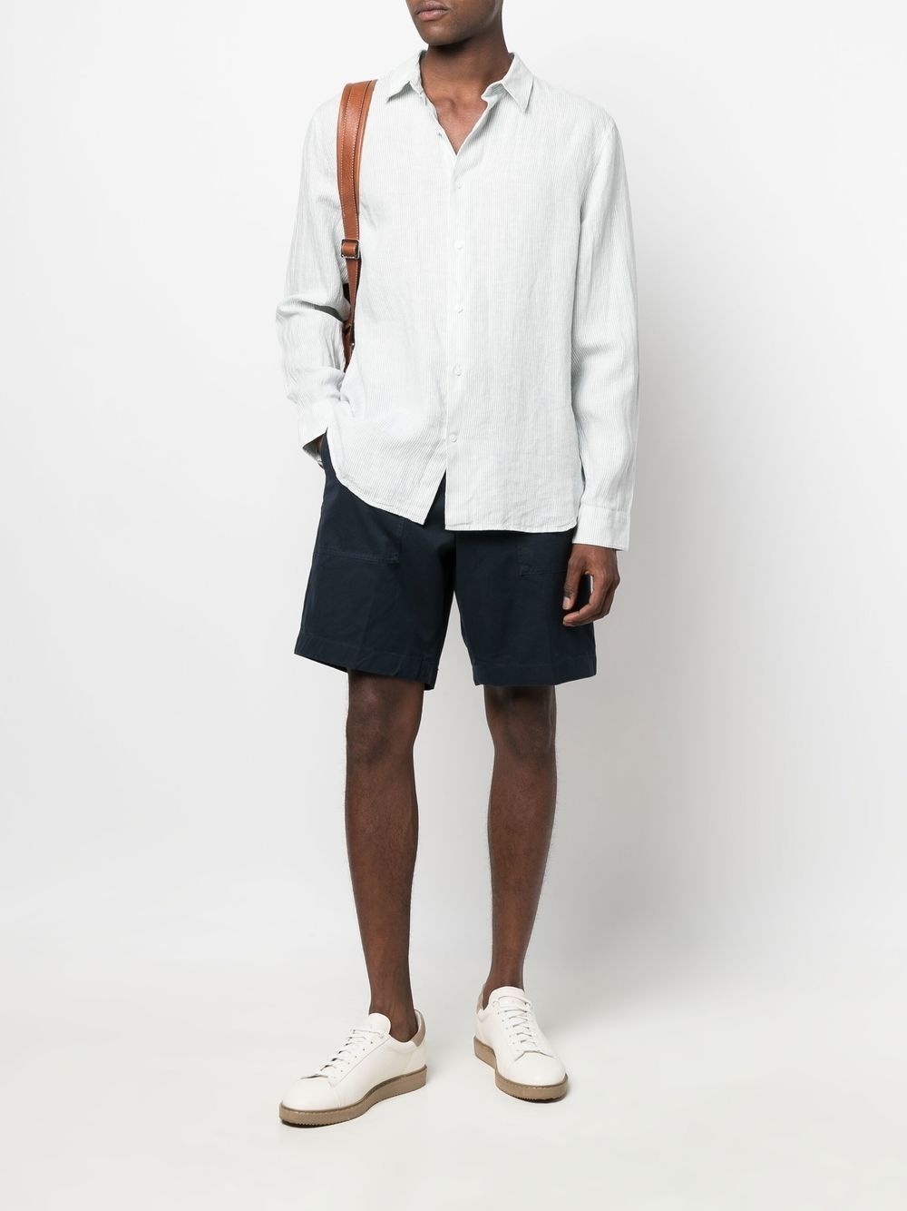 four-pocket tonal-stitching Bermuda shorts - 2