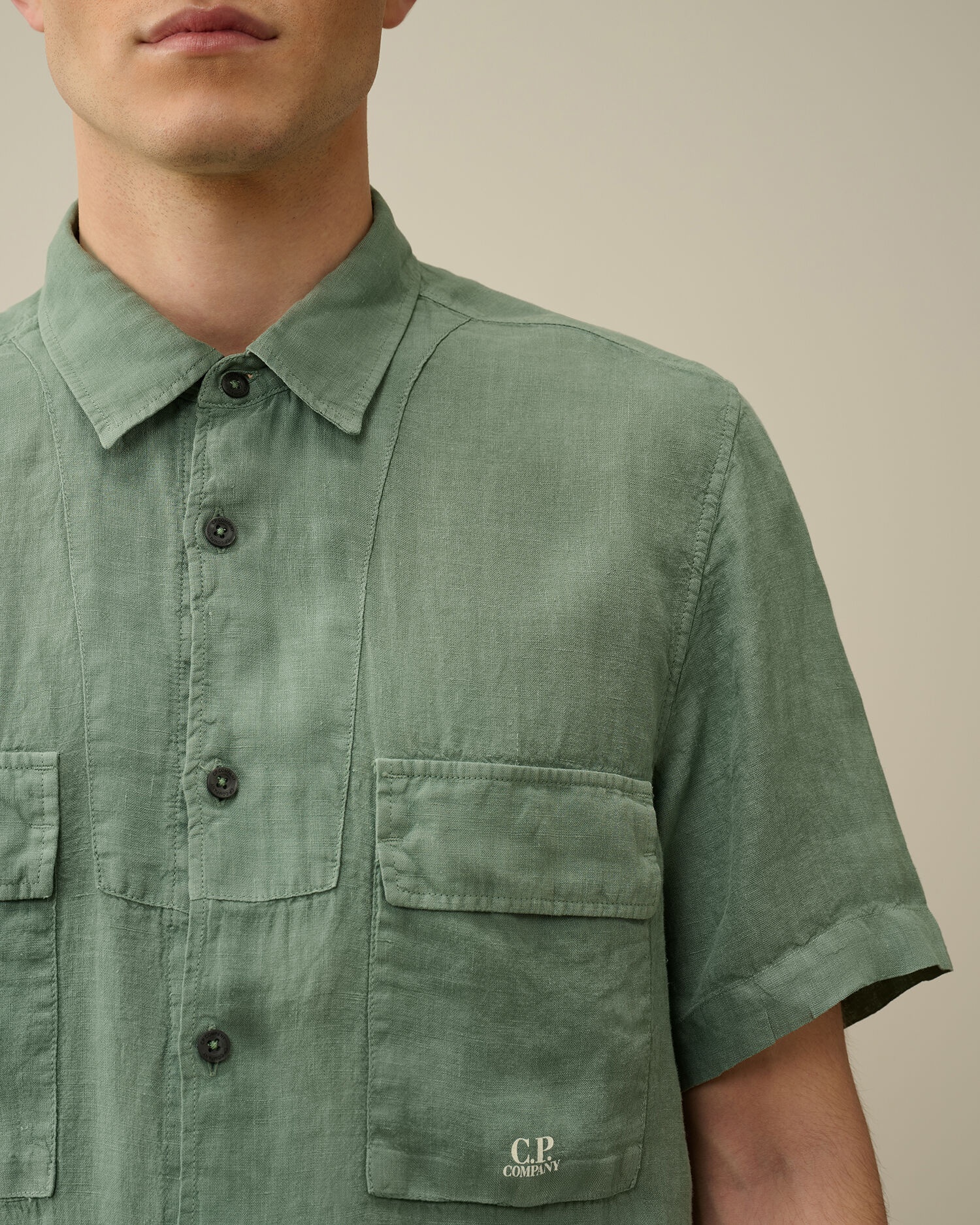 Linen Short Sleeved Shirt - 4