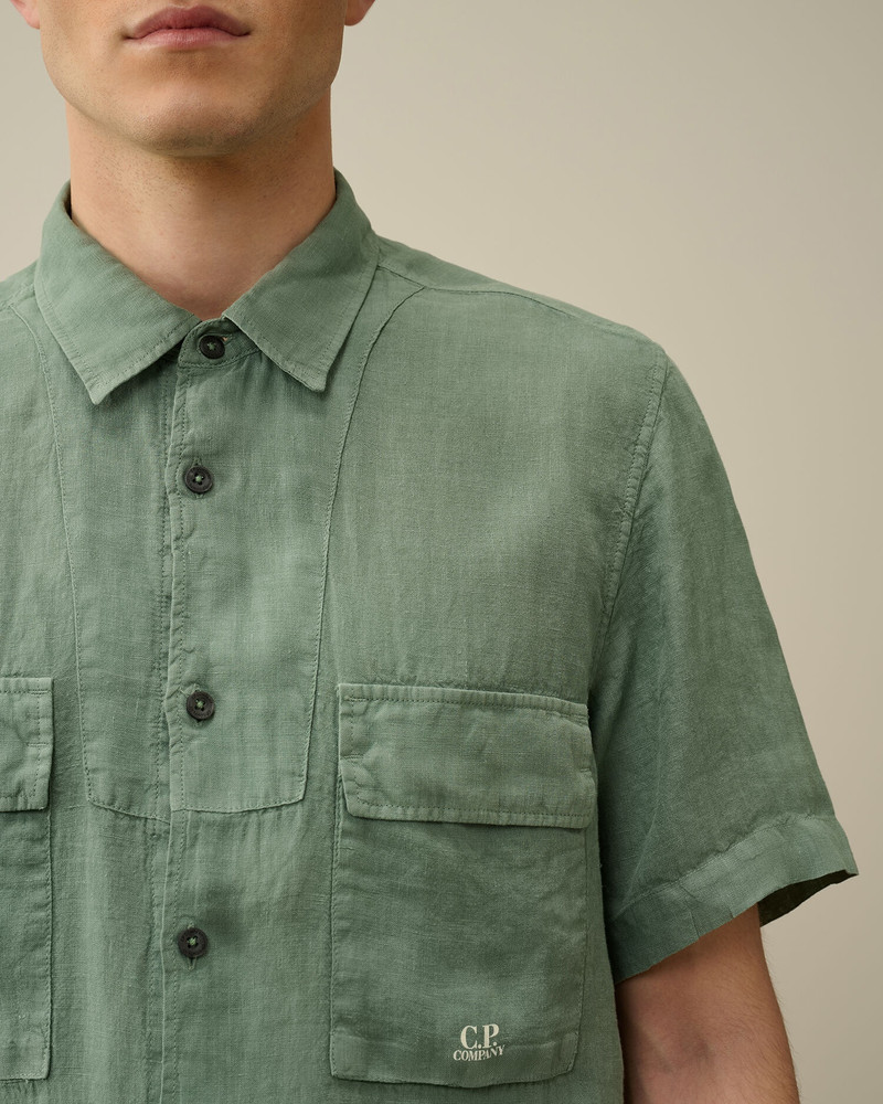 Linen Short Sleeved Shirt 4
