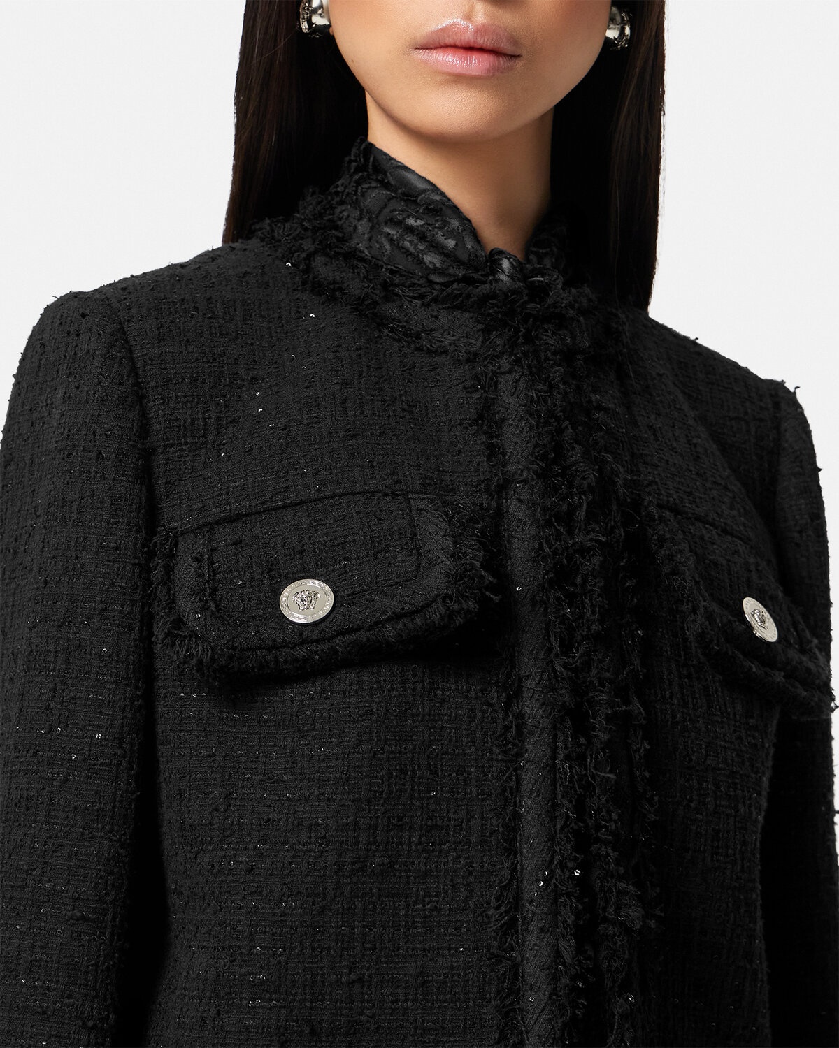 Tweed Cardigan Jacket - 3