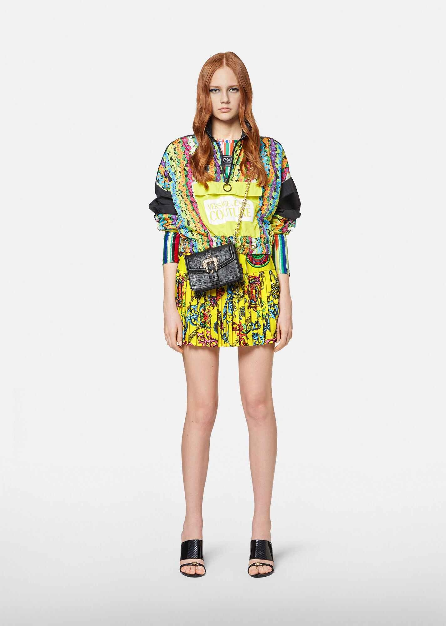 Regalia Print Pleated Skirt - 4