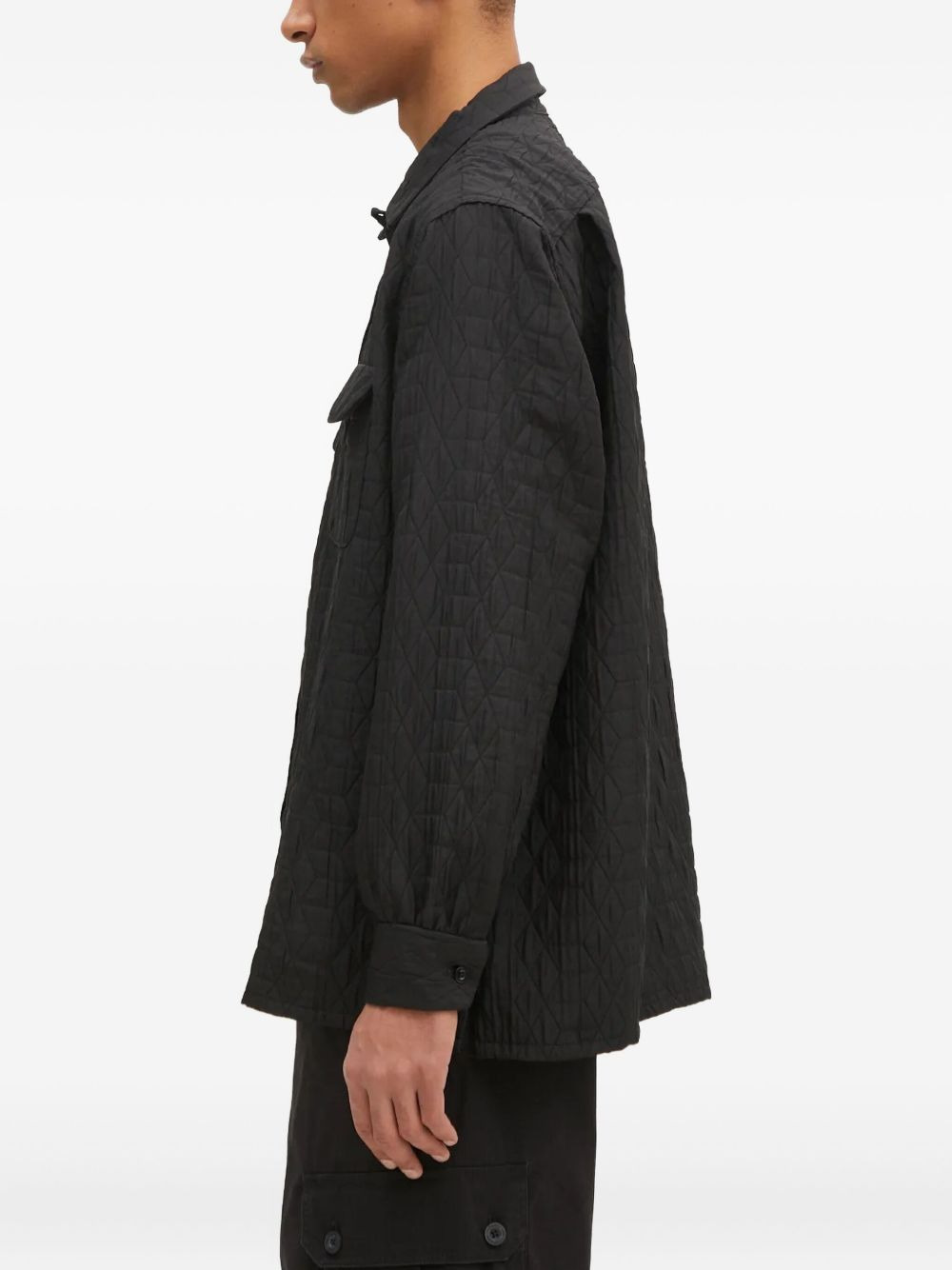 quilted pocket shirt - 2