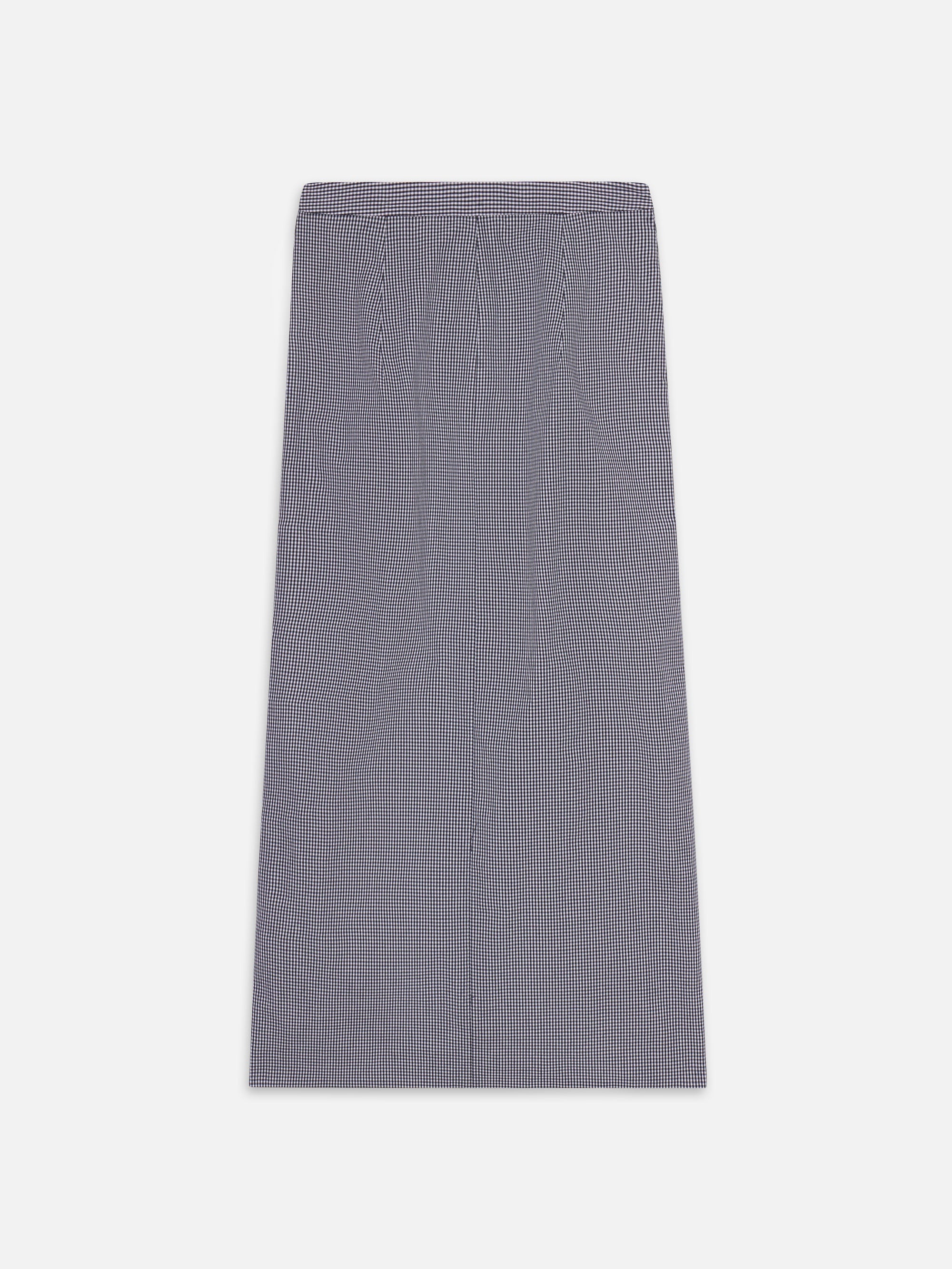The Check Skirt in Navy Multi - 4