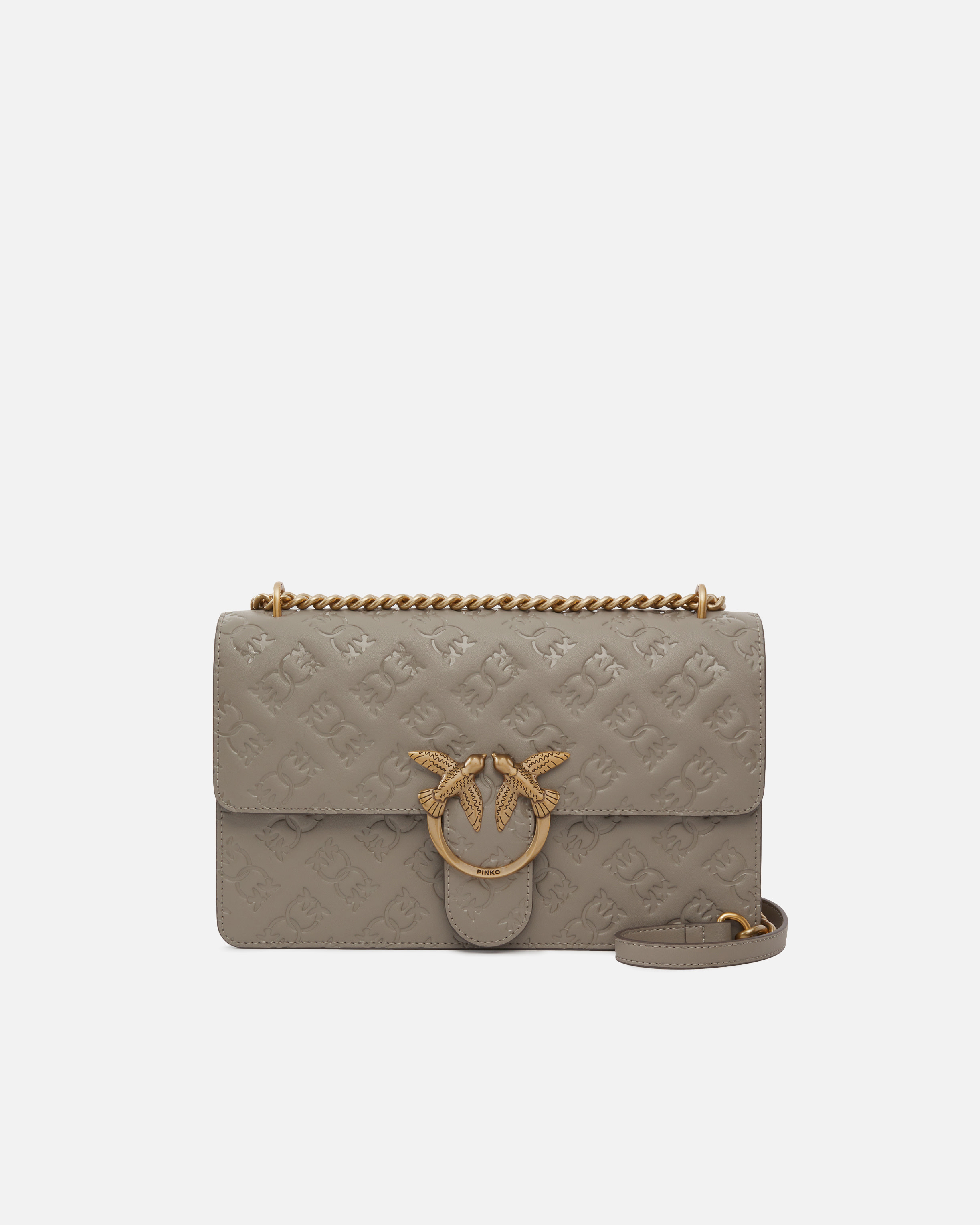 LOVE BAG LEATHER CROSSBODY BAG WITH LOGO - 1