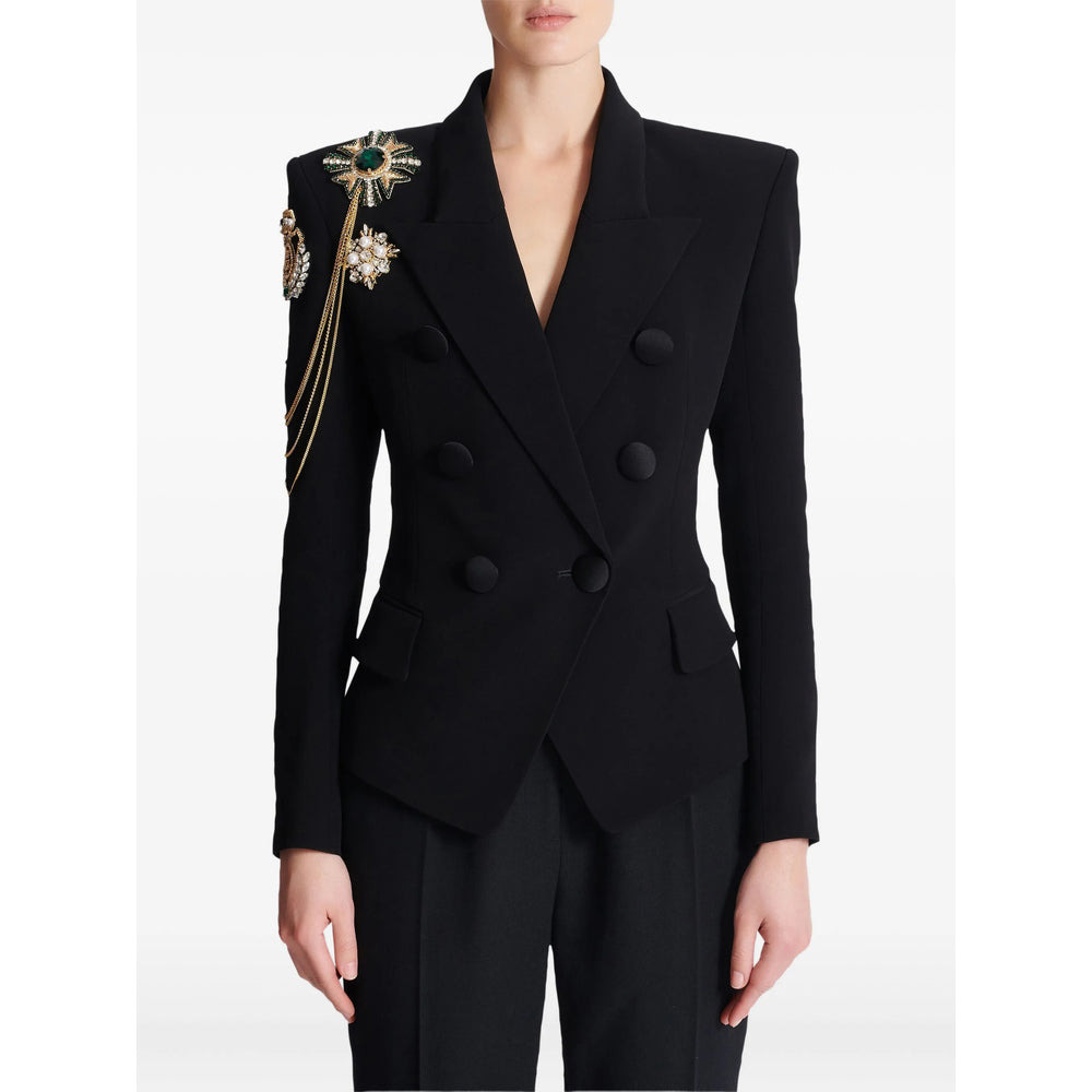 Balmain Black Jackets - Blazers Women - 6