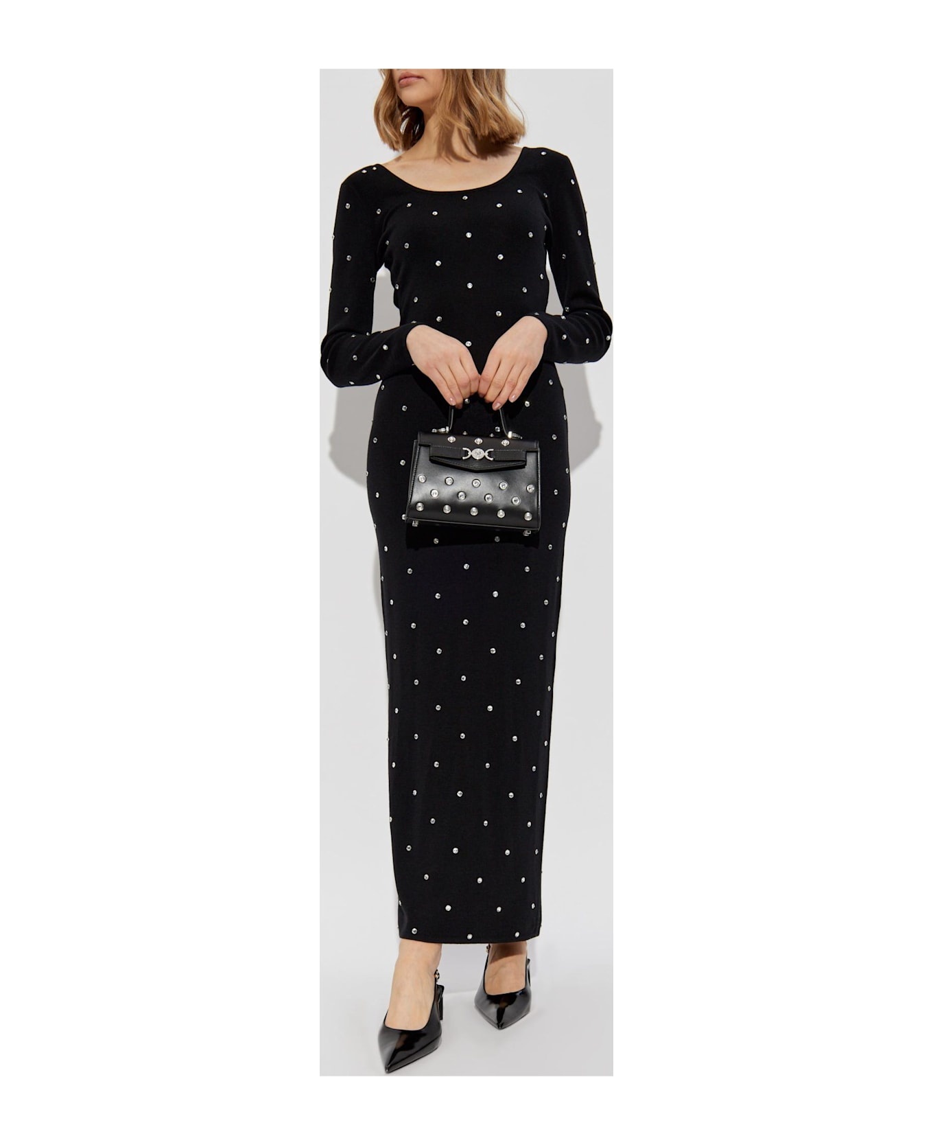 Versace Dress With Shimmering Appliqués - 4