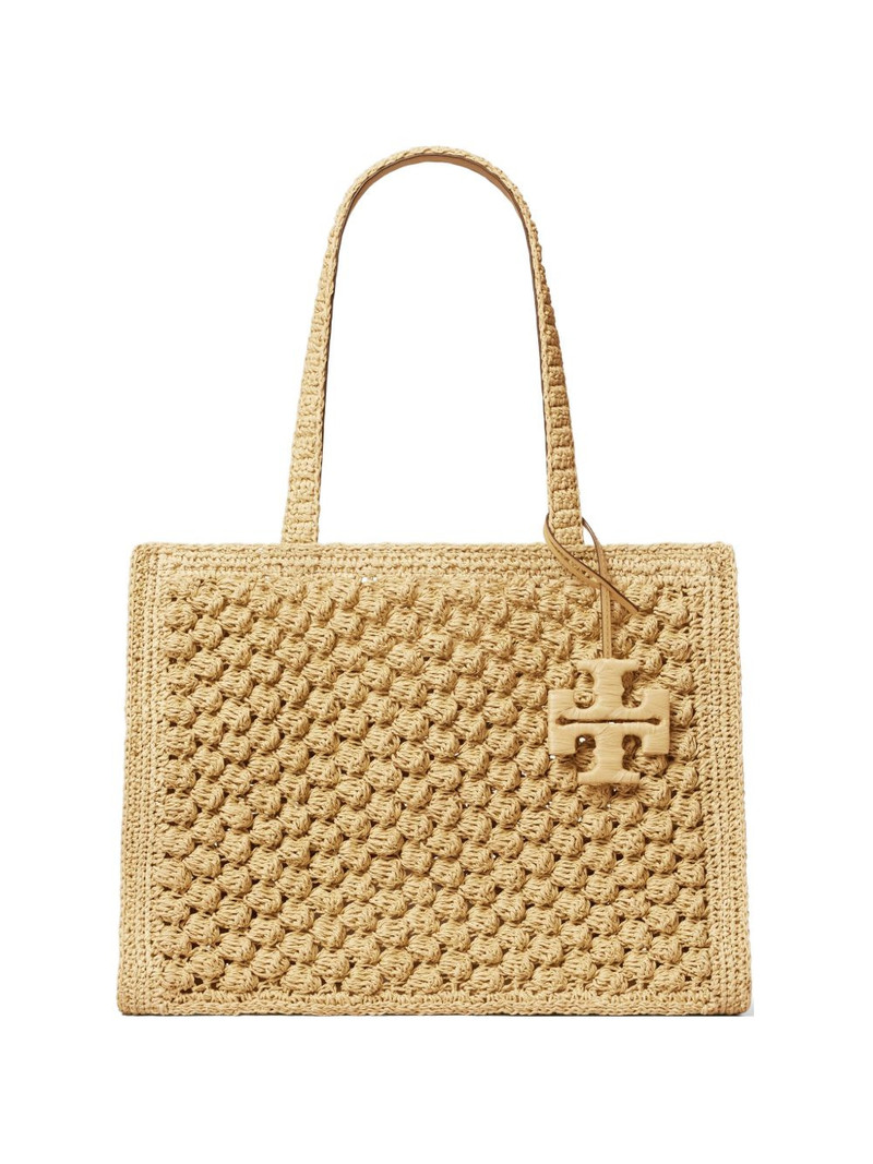 small Ella hand-crocheted popcorn tote bag 1
