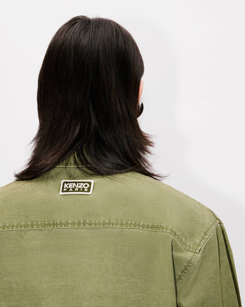 Workwear overshirt in cotton 7