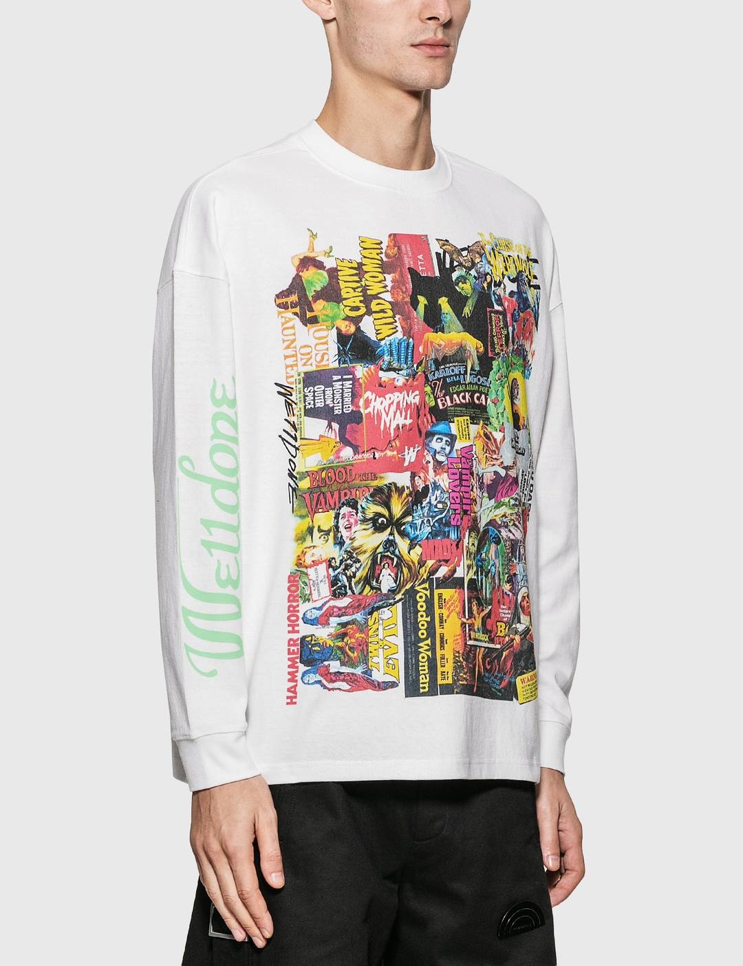 Horror Collage Long Sleeve T-Shirt - 3