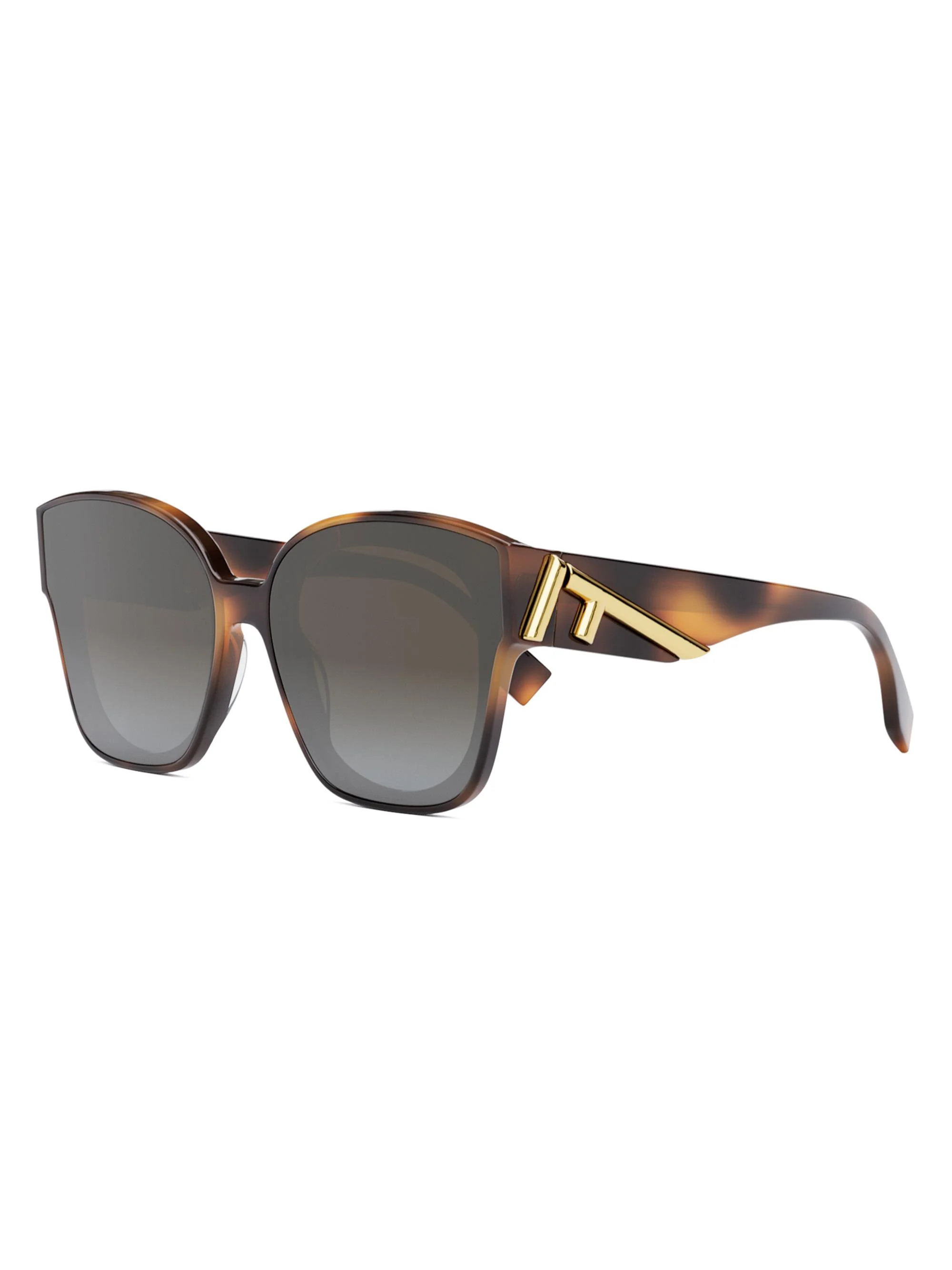 Women's Fendi First 63MM Square Sunglasses - Havana - 1