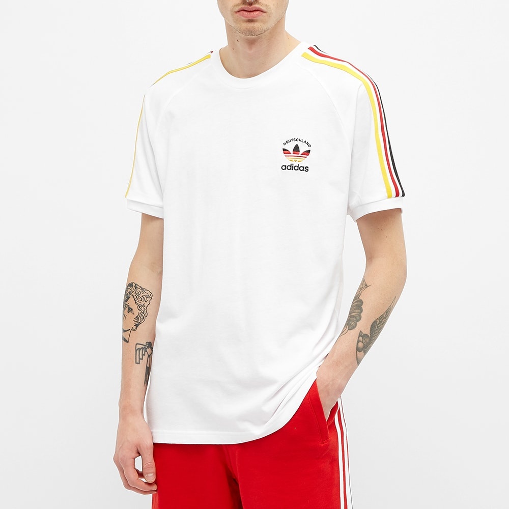 Adidas 3-Stripe Tee 'Germany' - 4