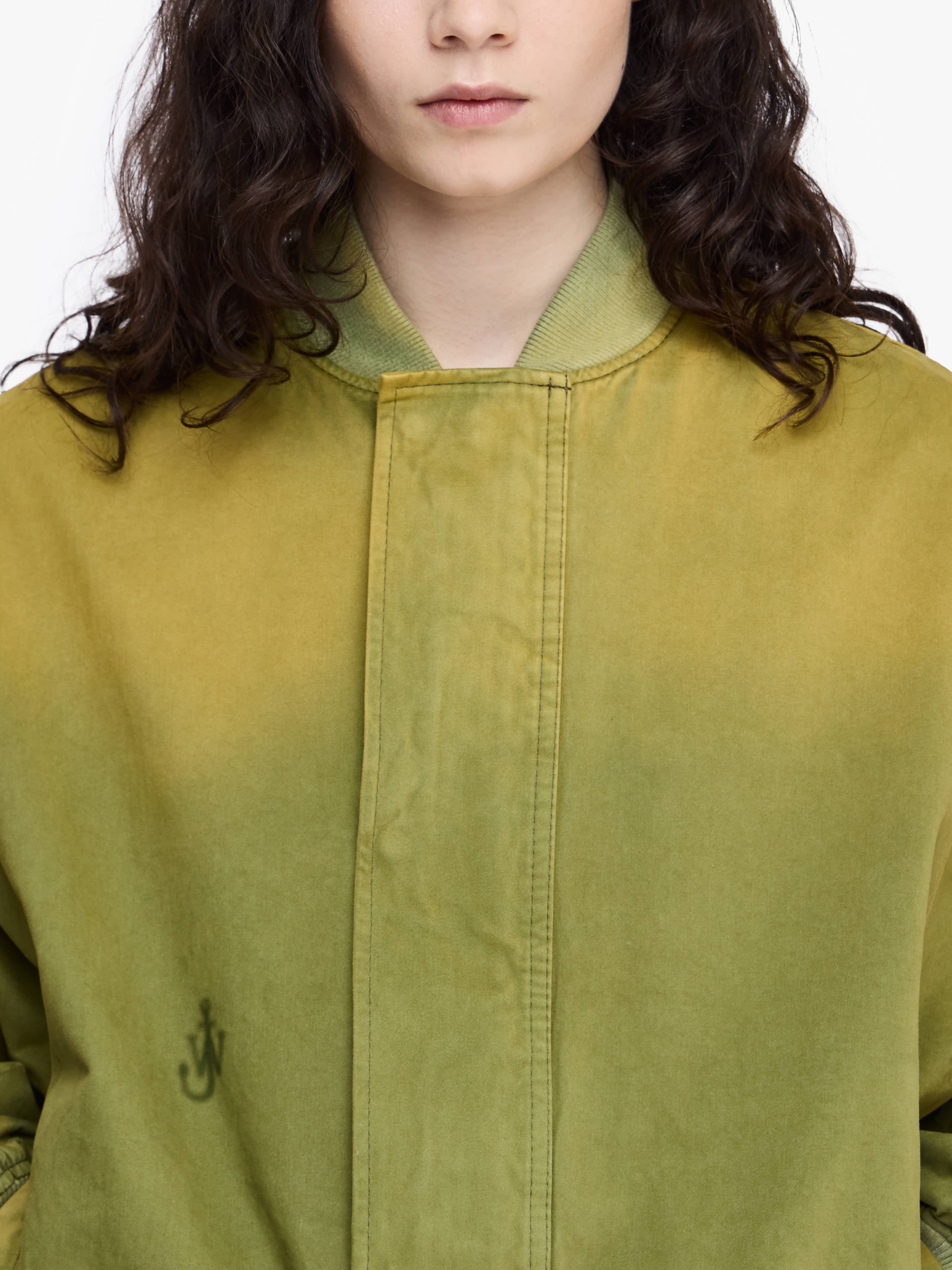RELAXED COTTON BOMBER JACKET - 4