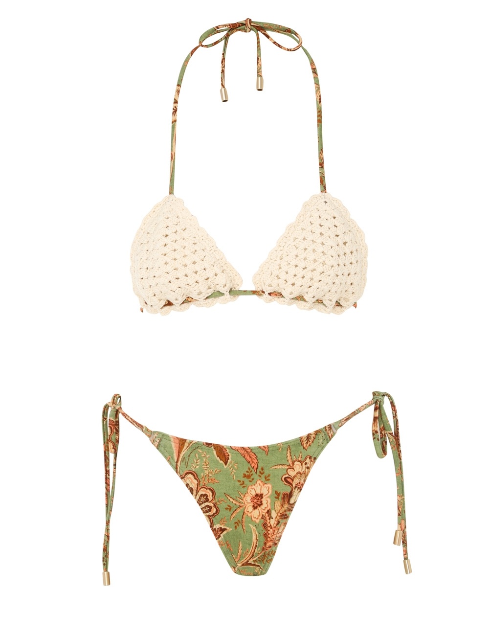 JUNIE CHEVRON CROCHET BIKINI - 1