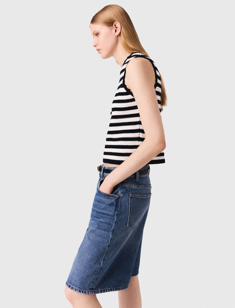 Denim Bermuda Shorts 3