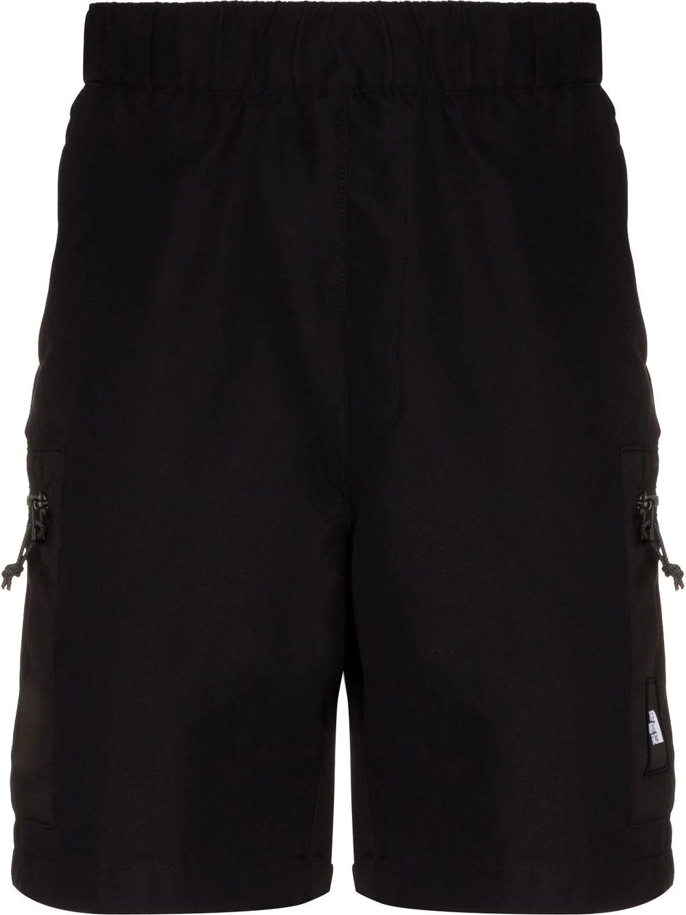 logo patch cargo shorts - 1