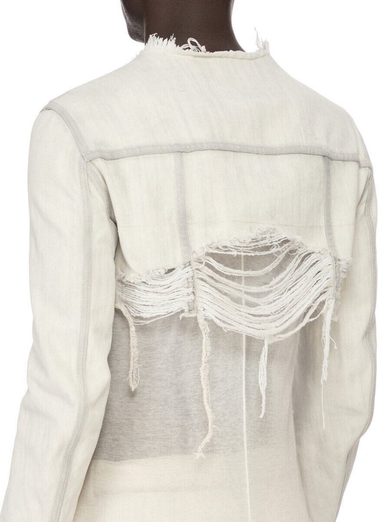 Temple Microworker distressed-effect jacket 5