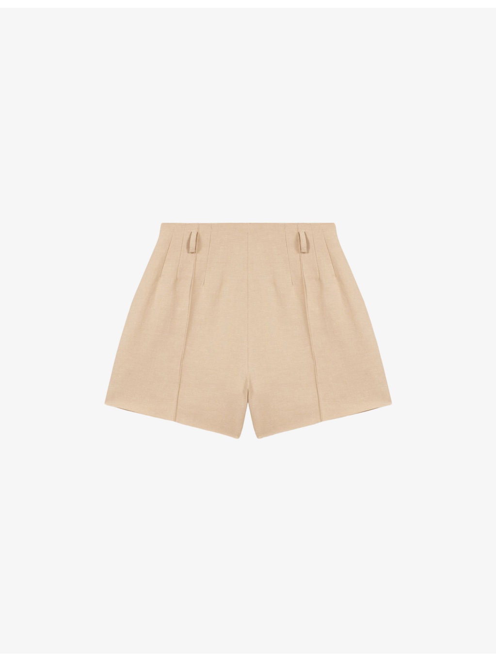 Darted Linen and Cotton-Blend Woven Shorts - 1