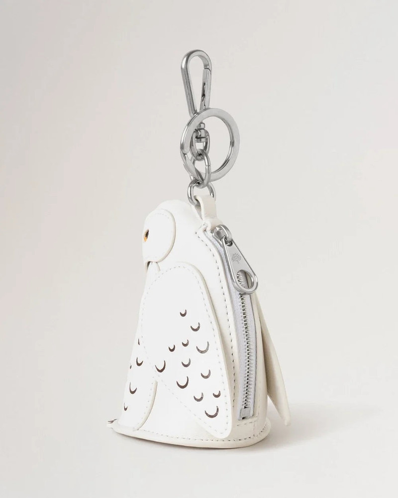 Mulberry Case Keyring - Owl White Silky Calf outlook