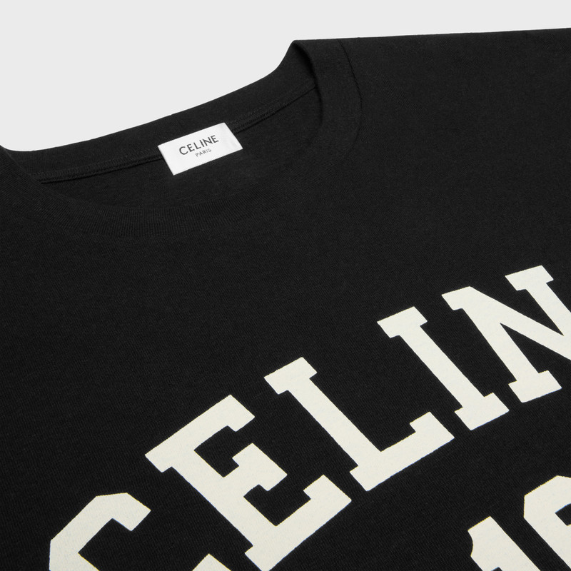celine paris loose t-shirt in cotton jersey 3
