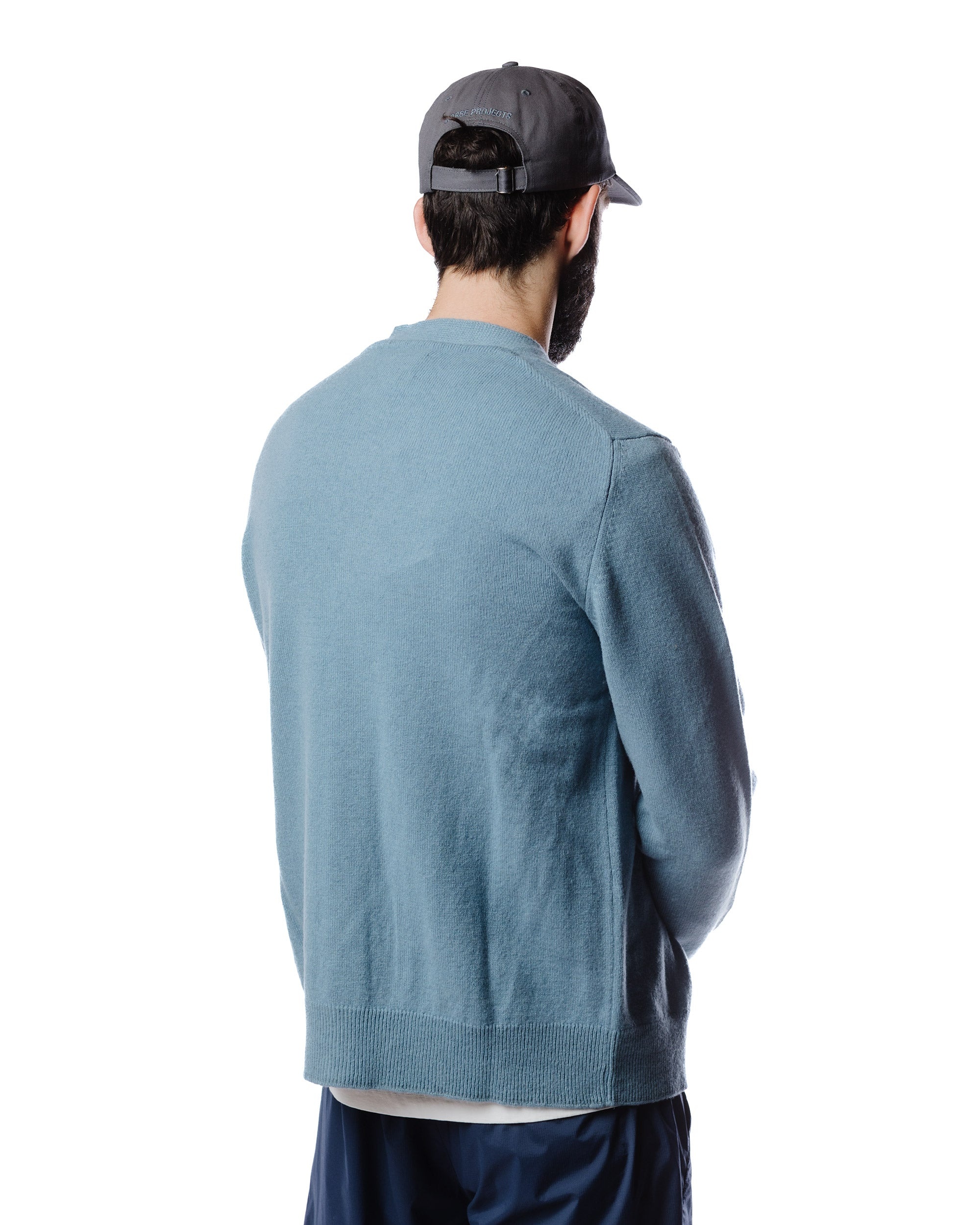 Adam Lambswool Light Stone Blue - 4