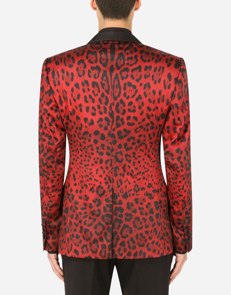 Leopard-print satin Sicilia-fit tuxedo jacket - 2