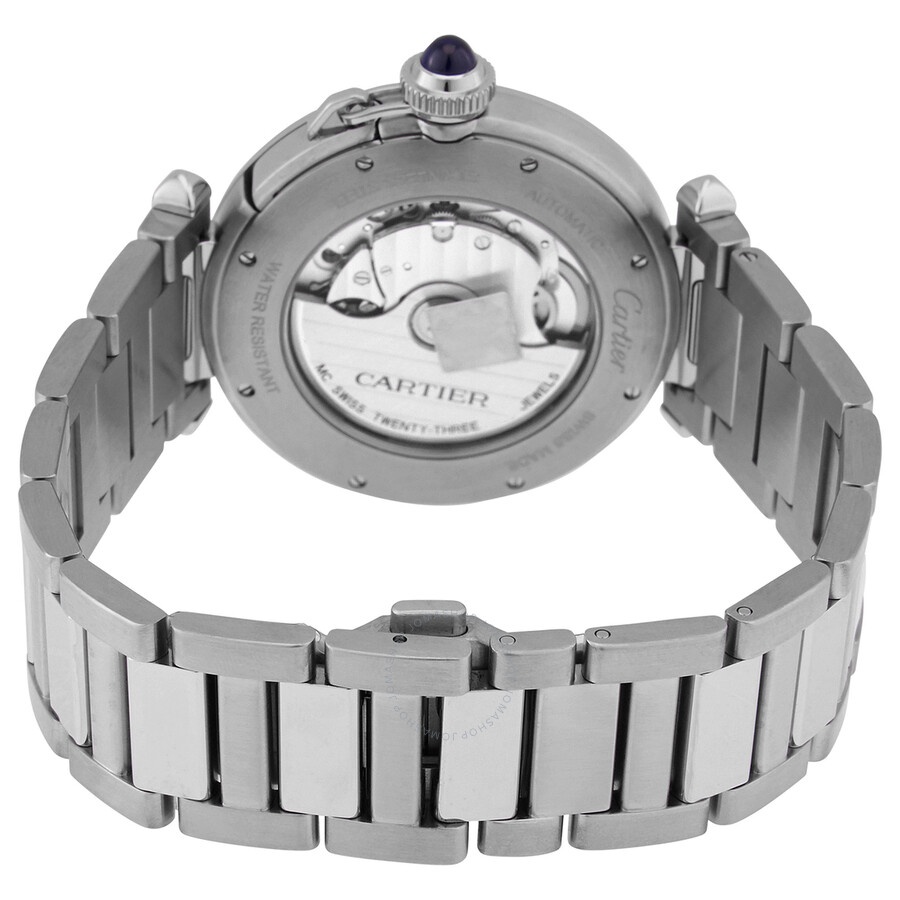Pre-owned Cartier Pasha Automatic Silver Dial Men's Watch WSPA0009 - 3