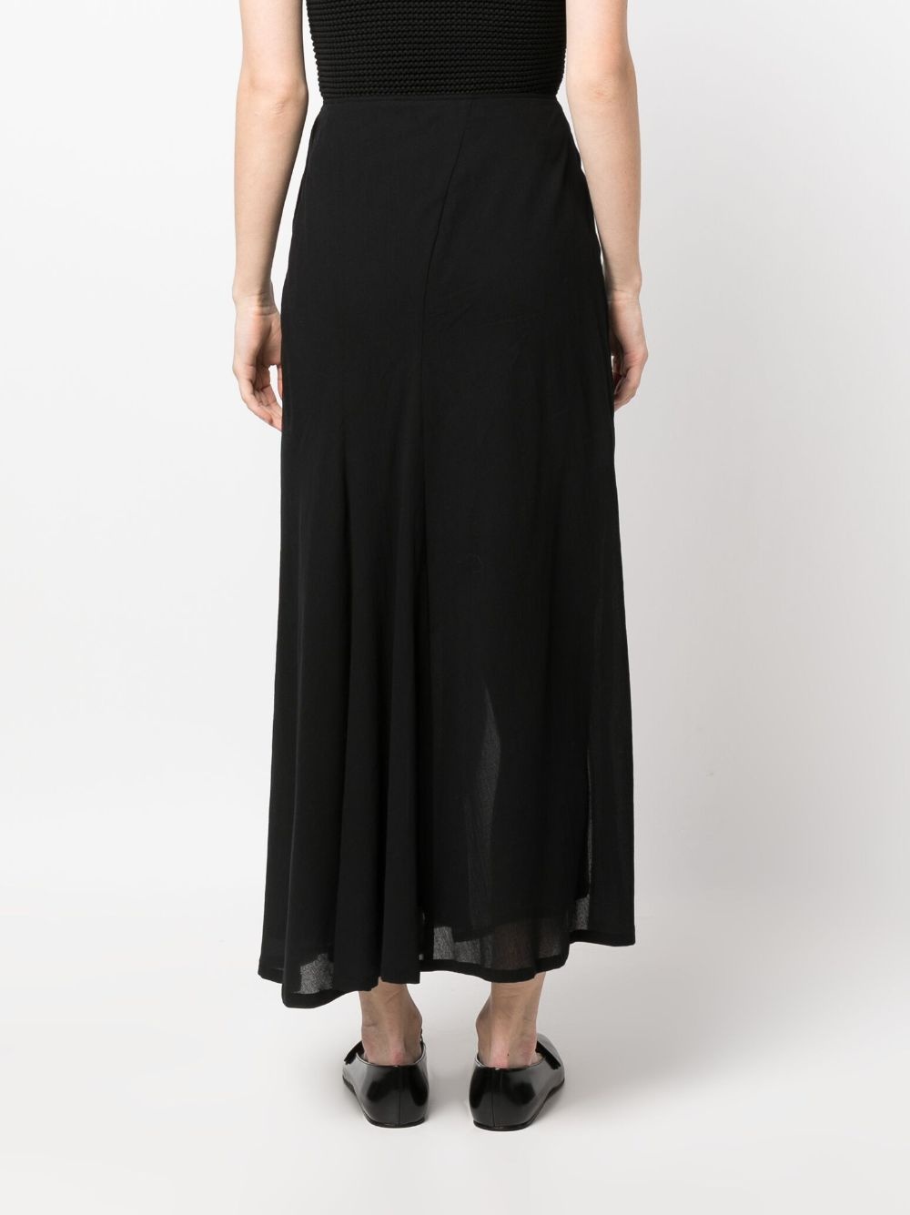 asymmetric midi skirt - 4