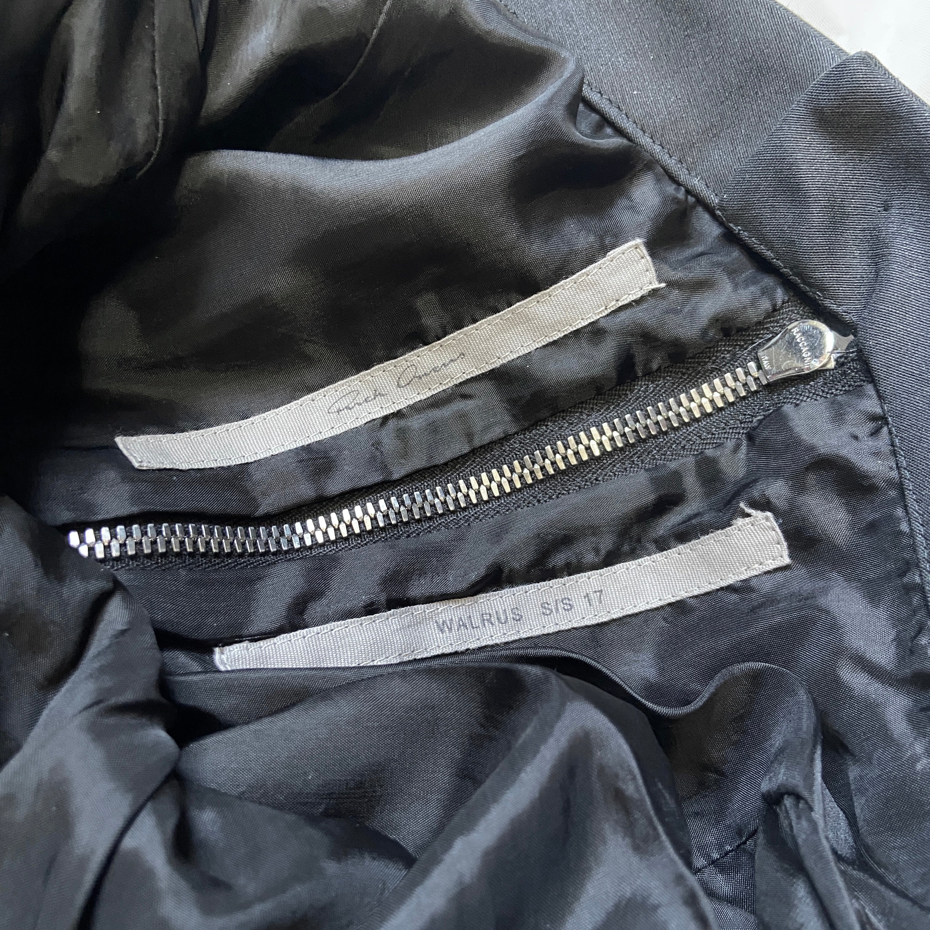 Rick Owens ss17 Walrus boner pillar long waxed skirt 40 - 13