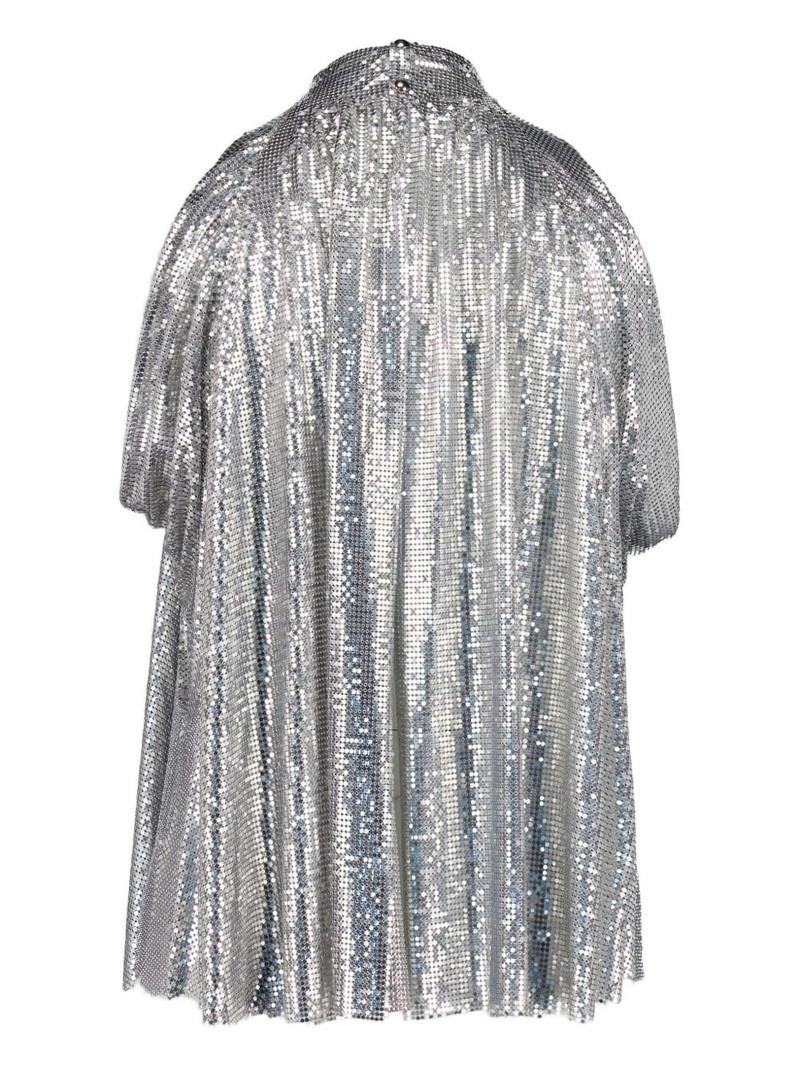 rabanne flower-detailing top outlook